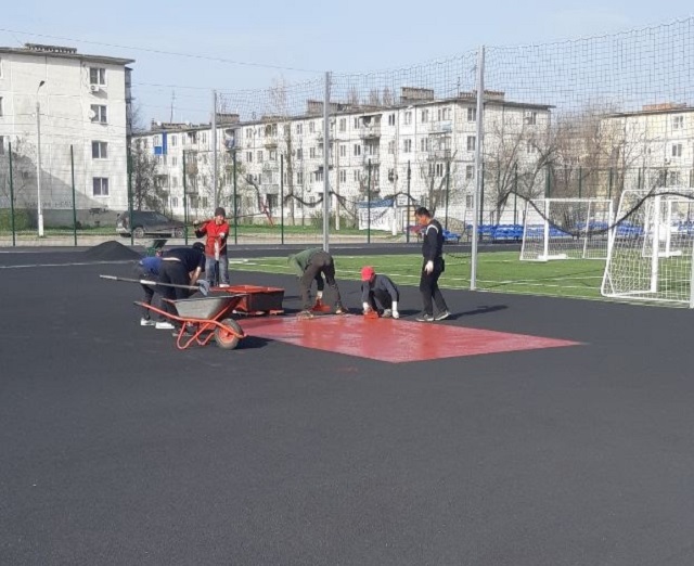 Возводимый в Кировском районе Волгограда стадион получит травмобезопасное покрытие